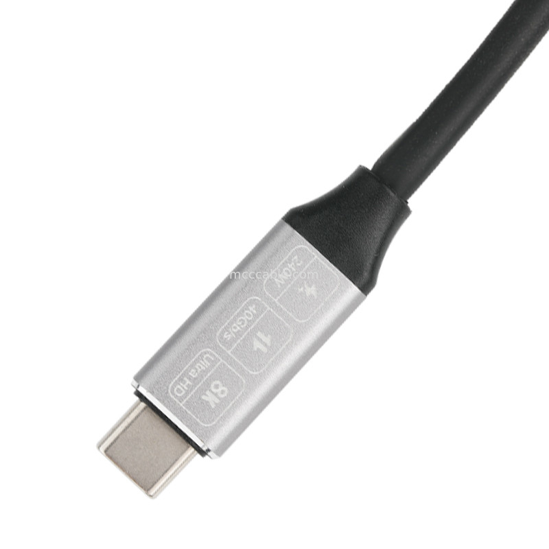 Cable de extensión de alta velocidad del usb, tipo-c del USB al tipo-c 4,0, 40Gbps del USB