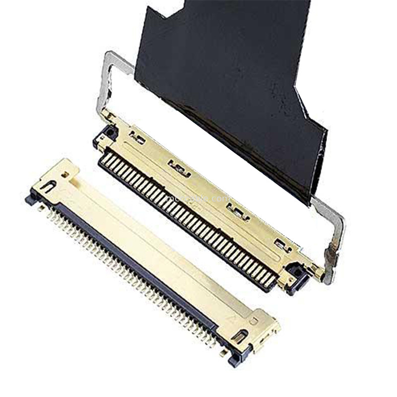 20472 20473-040T-10R 20474-040E-12 Conector microcoaxial con bloqueo mecánico tipo de apareamiento horizontal