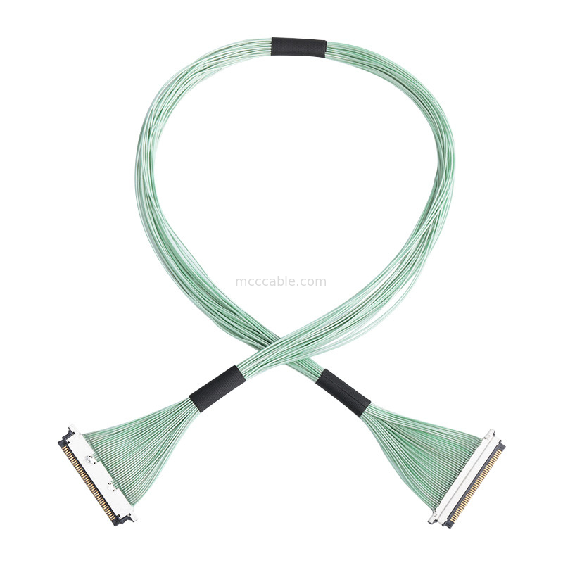 15pin Micro Cable Coaxial Ensamblaje20345-015T-32R 0,4 mm de ancho Conector micro-coaxial tipo de apareamiento horizontal