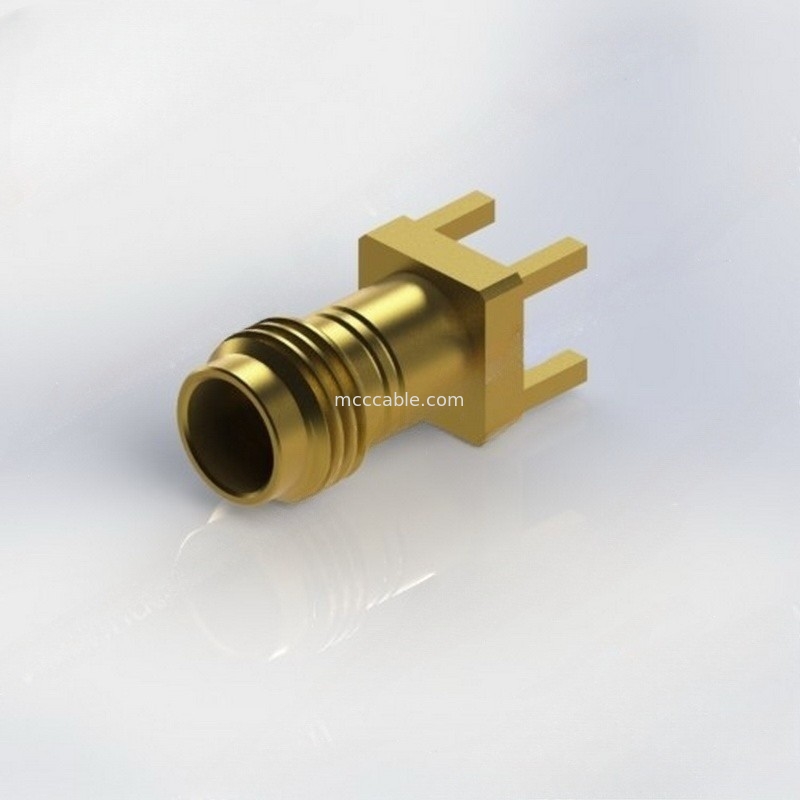 Conector recto DC - 67 gigahertz del RF del cobre 1.85-KHD a prueba de polvo para militar/el espacio aéreo