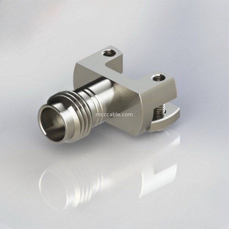 Reborde de los conectores de cable coaxial de 2.4-KHD RF DC-50G recto a través del PWB 50 ohmios