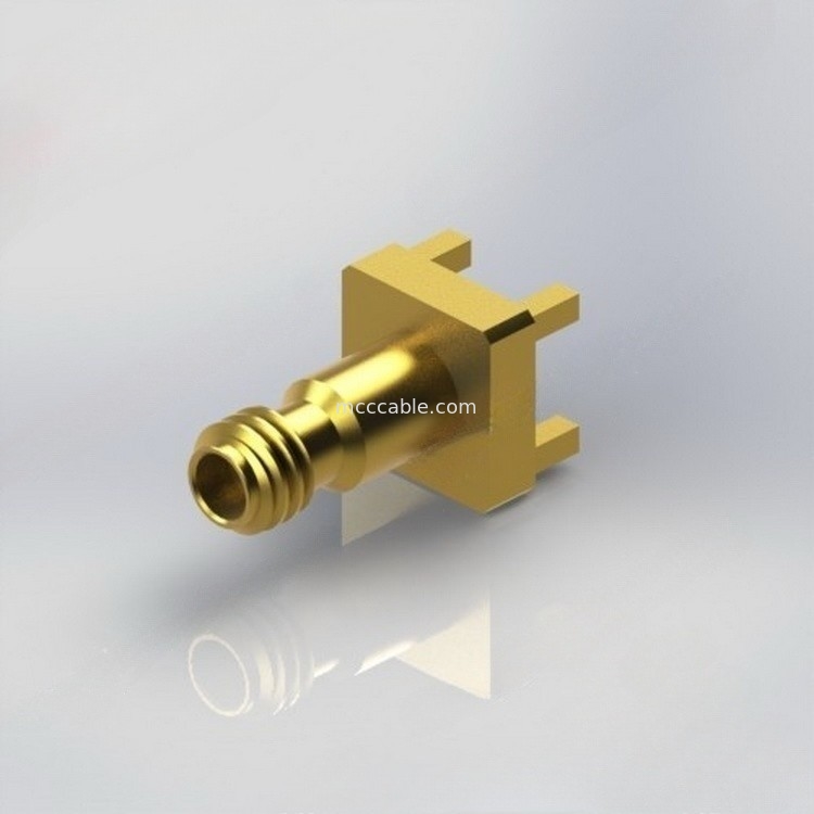 Conector coaxial del latón 1m m RF del OEM con .009