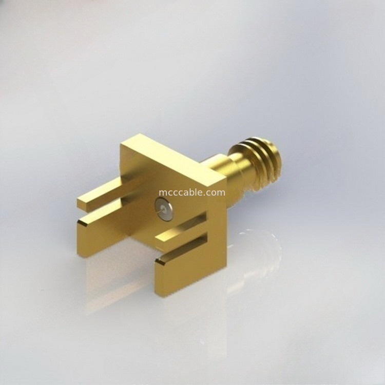 Conector coaxial del latón 1m m RF del OEM con .009
