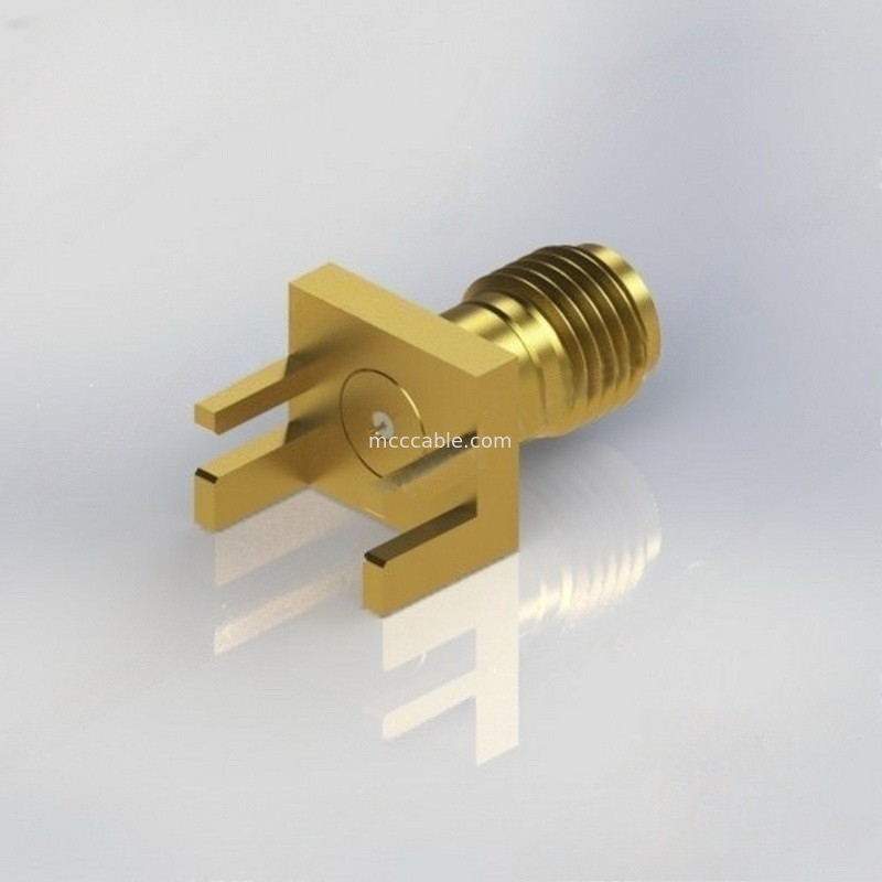 Conector coaxial del latón 1m m RF del OEM con .009