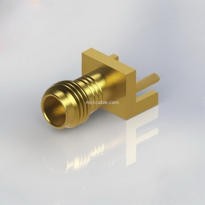 Conector coaxial del latón 1m m RF del OEM con .009