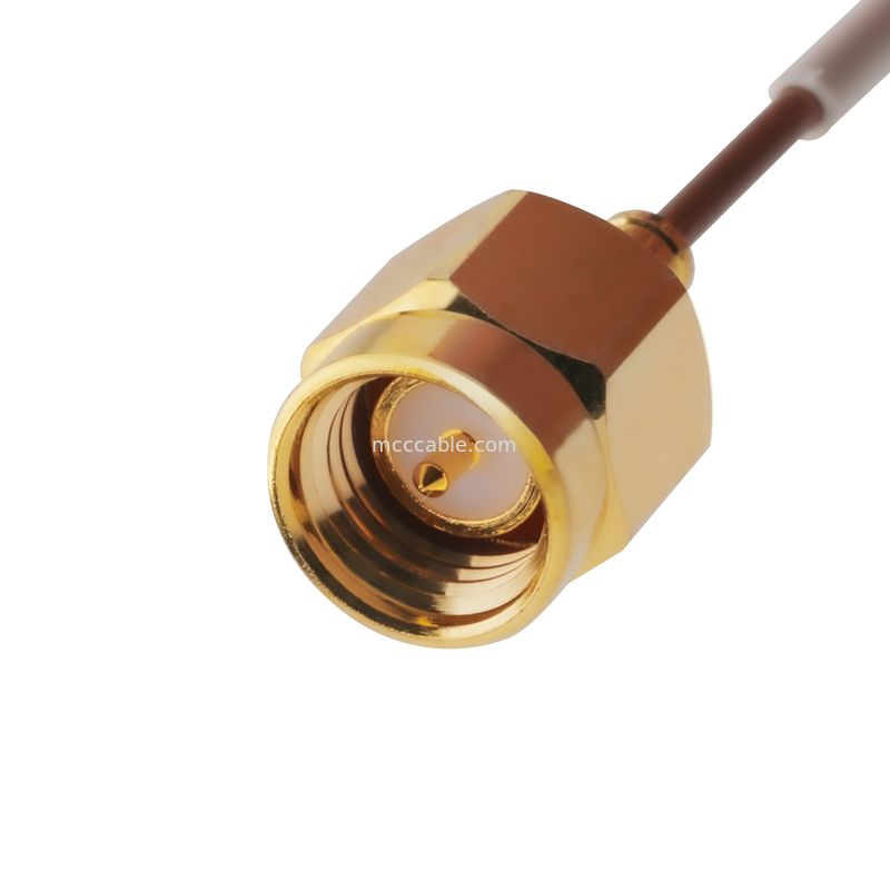 0,047 enchufes rectos masculinos semi rígidos Te 1996771-1 de Sma del cable coaxil 5G al conector hembra de Smpm