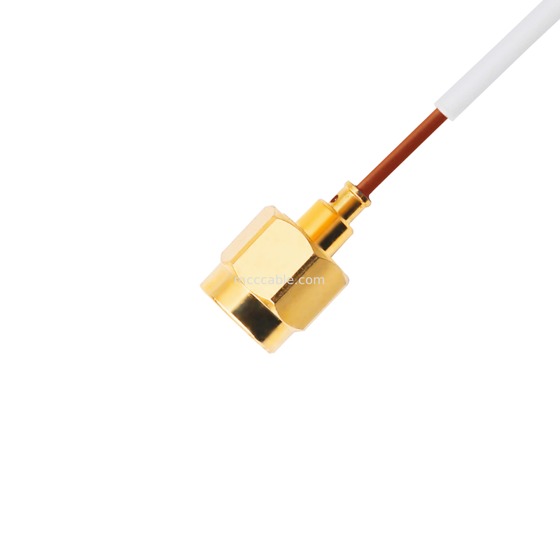 0,047 enchufes rectos masculinos semi rígidos Te 1996771-1 de Sma del cable coaxil 5G al conector hembra de Smpm