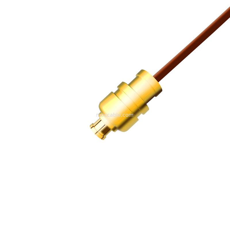 0,047 enchufes rectos masculinos semi rígidos Te 1996771-1 de Sma del cable coaxil 5G al conector hembra de Smpm