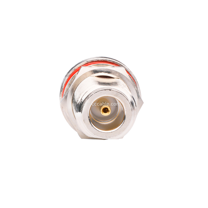 Tipo cable de alta velocidad de N del Rf del conector coaxial del samtec femenino de Mini Straight