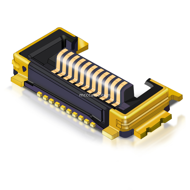 CABLE LVDS 10P 0,35mm Pitch 20857-010T-01 CABLE DE ensamblaje para el cable de micro-coax para el cable de conexión de cable