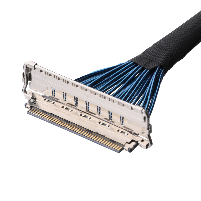 IDC CABLE 20679 20729 Serie 20679-050T-01 50P 0,4 mm Pitch Acoplamiento Horizontal Miniatura Cable Coaxial personalizar