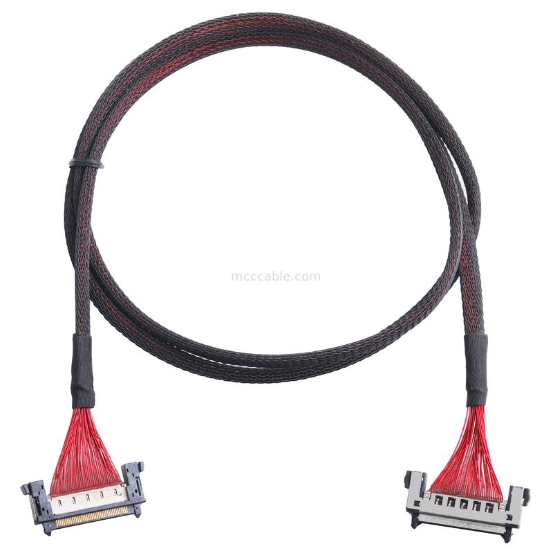 Asamblea de cable del LCD Lvds JAE FI-RE41CL al arnés de cable de Molex de la echada del FI RE41CL 0.3m m