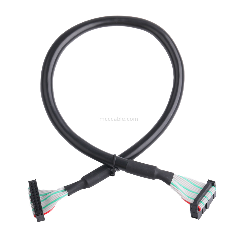 El medio terminal del oro de las conec IDC-20P ATA CON ALAMBRE los ordenadores portátiles 7/0.12-16P LCD de la ECHADA 1.27m m TV