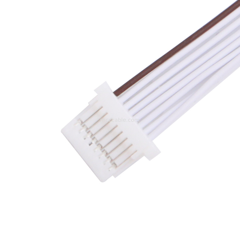 0.80m m 8 arnés de cable JST SHR-08V-S-B de la asamblea de cable del PVC LVDS del PIN