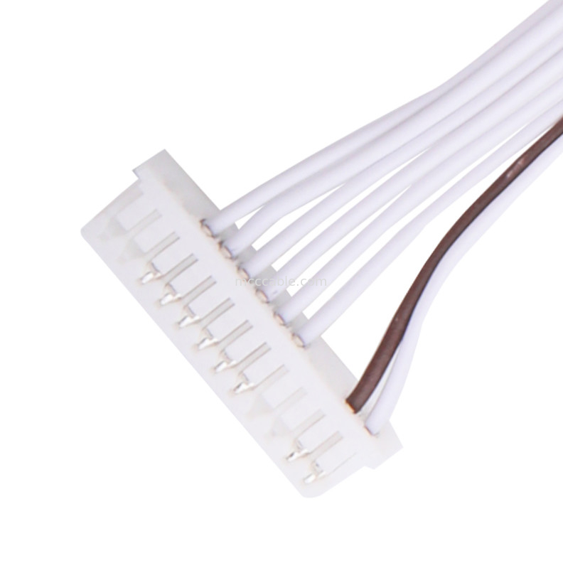 0.80m m 8 arnés de cable JST SHR-08V-S-B de la asamblea de cable del PVC LVDS del PIN