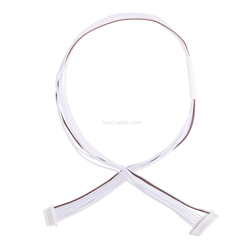0.80m m 8 arnés de cable JST SHR-08V-S-B de la asamblea de cable del PVC LVDS del PIN