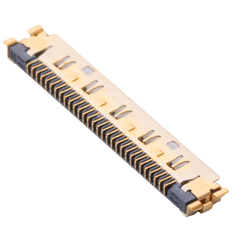Echada de DF81 30P SHL 30S Lvds 30 Pin Connector Cable 0.4m m a coaxial micro