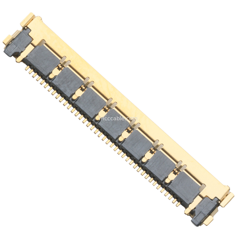 Pin micro 20525 CA del conector coaxial  40 de la echada 20525-040E-02 de 0.4m m