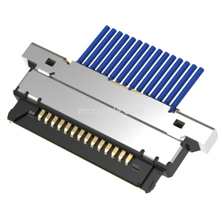 15pin Micro Cable Coaxial Ensamblaje20345-015T-32R 0,4 mm de ancho Conector micro-coaxial tipo de apareamiento horizontal