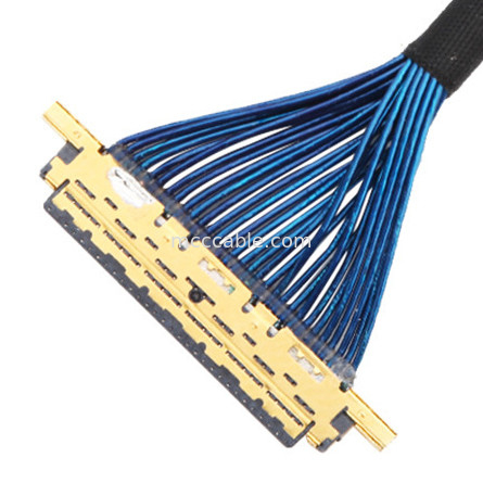 Micro Coaxial 20453-230T-03 a 20453-230T-03 Lvds Edp ensamblaje de cables con una anchura de 0,5 mm