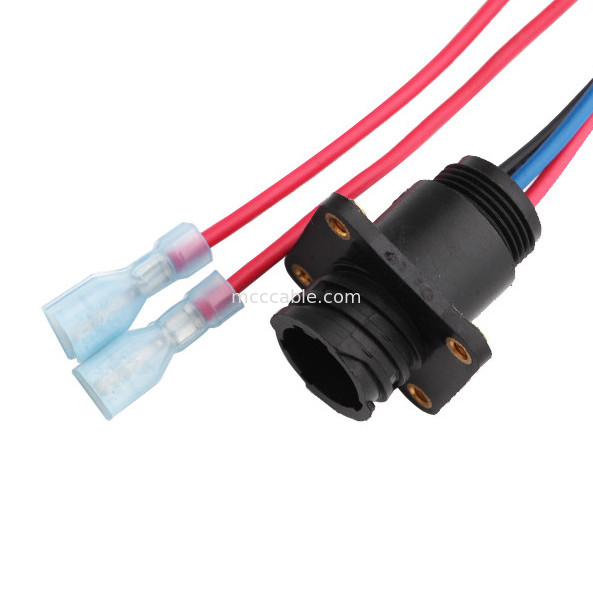 6 asamblea Molex 1722582106 del arnés de cable de la longitud del Pin 100m m a 4 Pin TE 208130-1