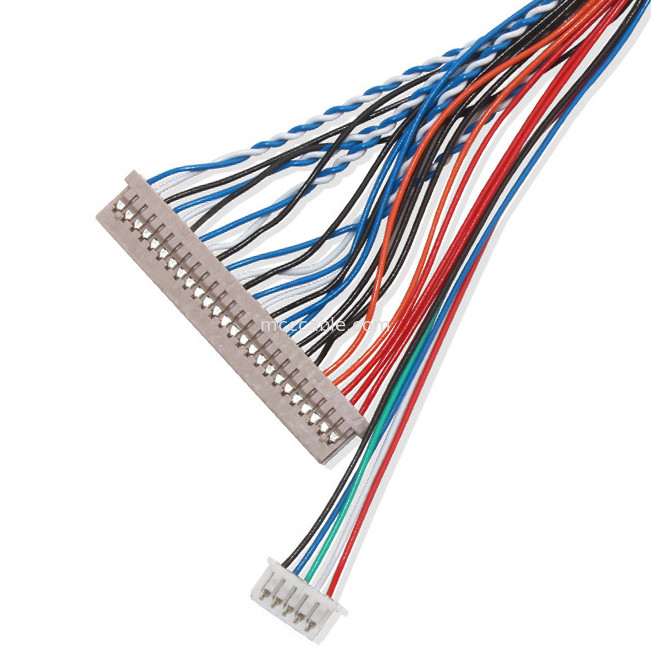250V 20 Pin Lvds Cable  Df 14 a Df14 para el conector de la exhibición de los lvds del ordenador portátil