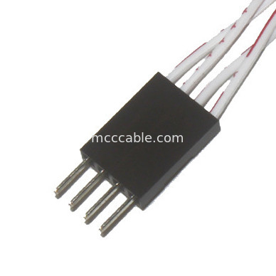 Conector de 4 Pin Flat Flexible Ribbon Cable Du Pont para el cable modelo del helicóptero de Rc