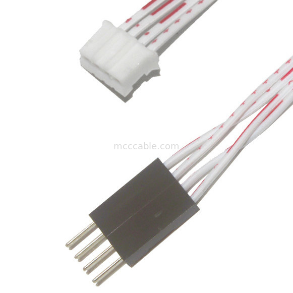Conector de 4 Pin Flat Flexible Ribbon Cable Du Pont para el cable modelo del helicóptero de Rc
