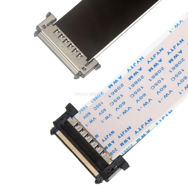 16 tipo 20628 conector de la echada A del cable 0,5 del Pin FFC FPC de la exhibición de los lvds de VW 1 de 80C 60V