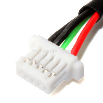 echada 4 Pin Wire Harness, conector de 2m m de la exhibición de 51004 de Molex de cable lvds de la asamblea