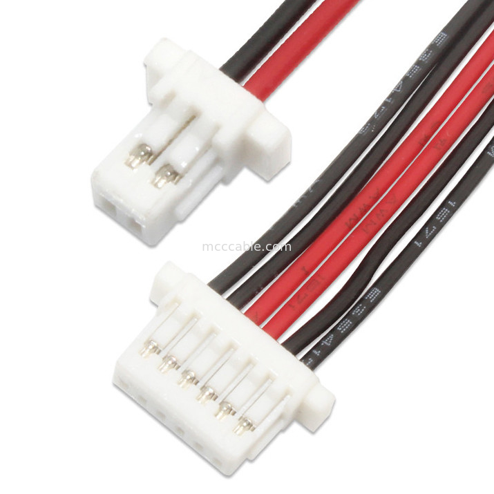 El envío del cable de Jst y la dirección de 1,0 a 6Pin SH1.0 ATAN CON ALAMBRE el conector de 500M M Jst hasta el arnés de cable de encargo estañado 3m m