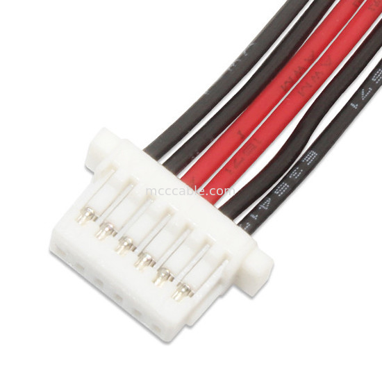El envío del cable de Jst y la dirección de 1,0 a 6Pin SH1.0 ATAN CON ALAMBRE el conector de 500M M Jst hasta el arnés de cable de encargo estañado 3m m