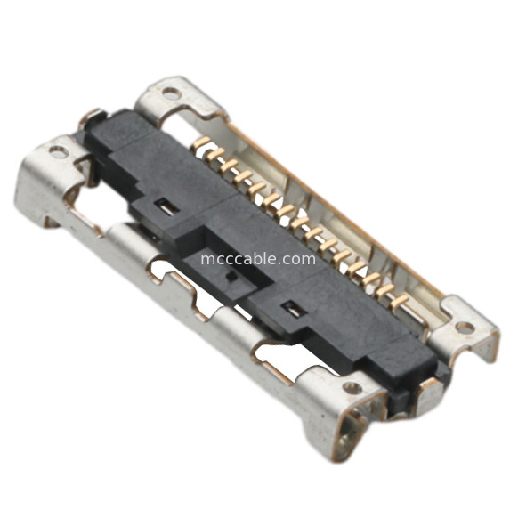 Conector de ensamblaje de cables microcoaxiales de 15 pines  LVDS EDP DF36A-15S-0.4V