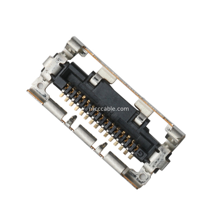 Conector de ensamblaje de cables microcoaxiales de 15 pines  LVDS EDP DF36A-15S-0.4V
