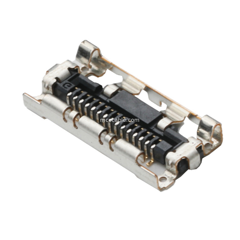 Conector de ensamblaje de cables microcoaxiales de 15 pines  LVDS EDP DF36A-15S-0.4V