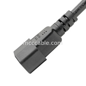 Adaptadores de conector C14 a C5 Cordón del adaptador de alimentación 7a 250v 18 Awg