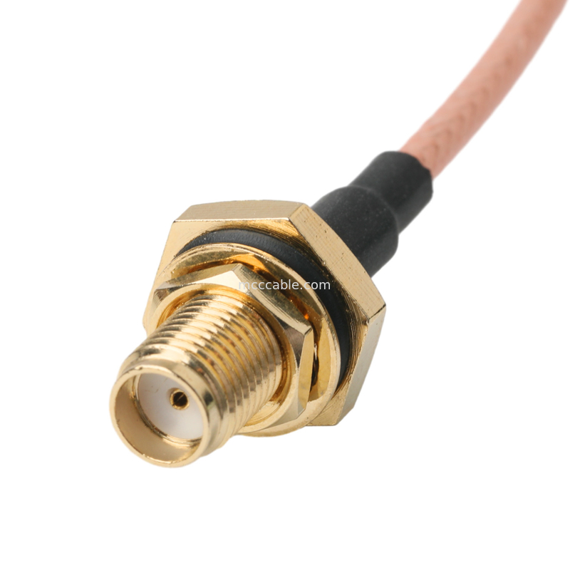 Oem / Odm Rg316 conector de cable Sma conector de mamparo femenino a conector directo masculino