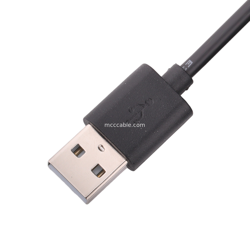 Conector magnético para USB 2.0 A / M 4p Ld Penatural Hf Blanco Pvc 45p Rohs