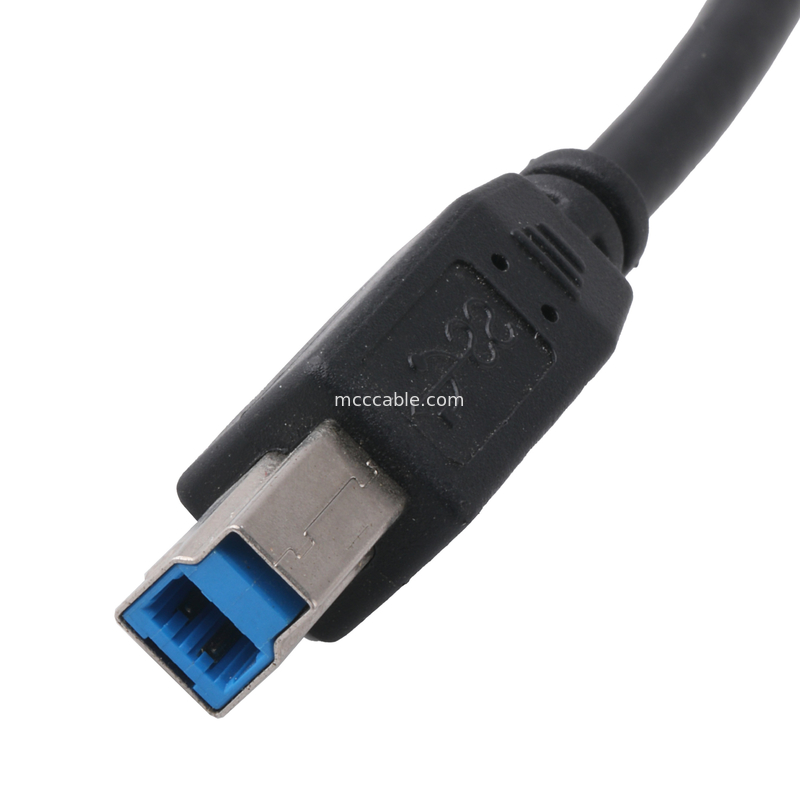 Conector de cable de impresora Plug and Play USB 3.0 B de hombre a mujer USB 3.0 Bm a Bf