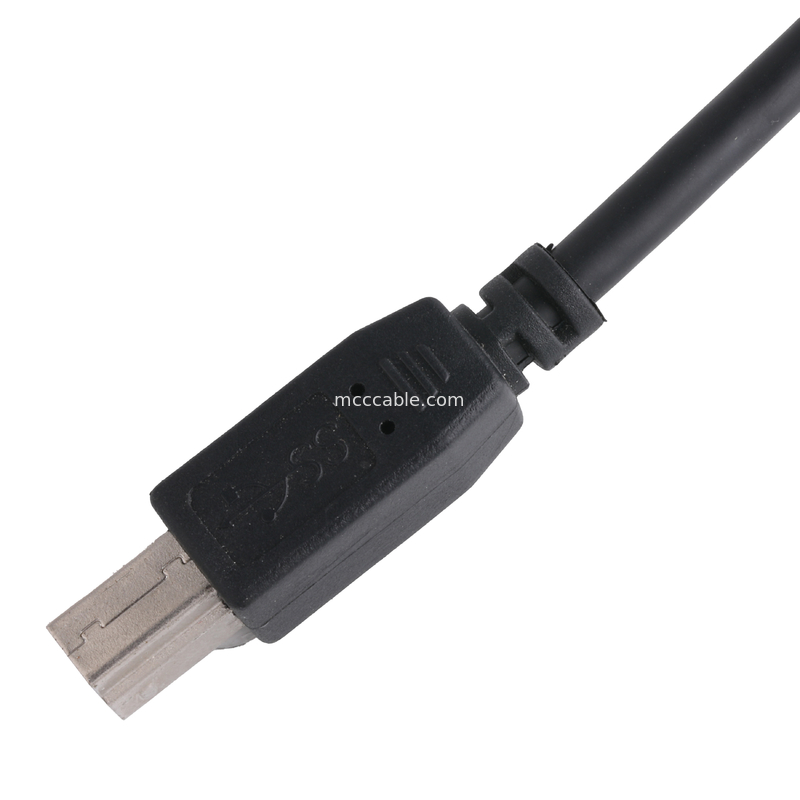 Conector de cable de impresora Plug and Play USB 3.0 B de hombre a mujer USB 3.0 Bm a Bf