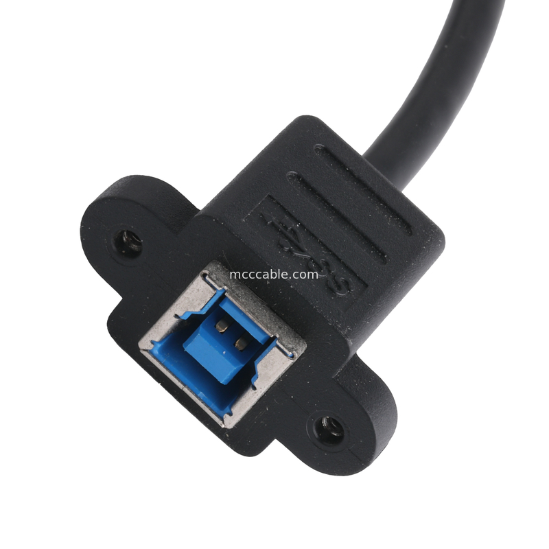 Conector de cable de impresora Plug and Play USB 3.0 B de hombre a mujer USB 3.0 Bm a Bf