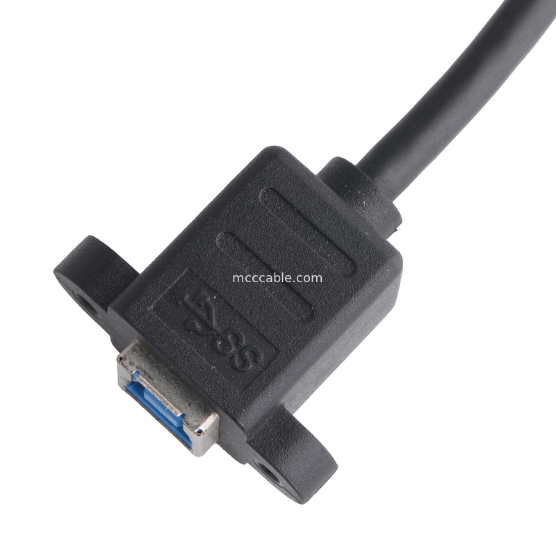Conector de cable de impresora Plug and Play USB 3.0 B de hombre a mujer USB 3.0 Bm a Bf