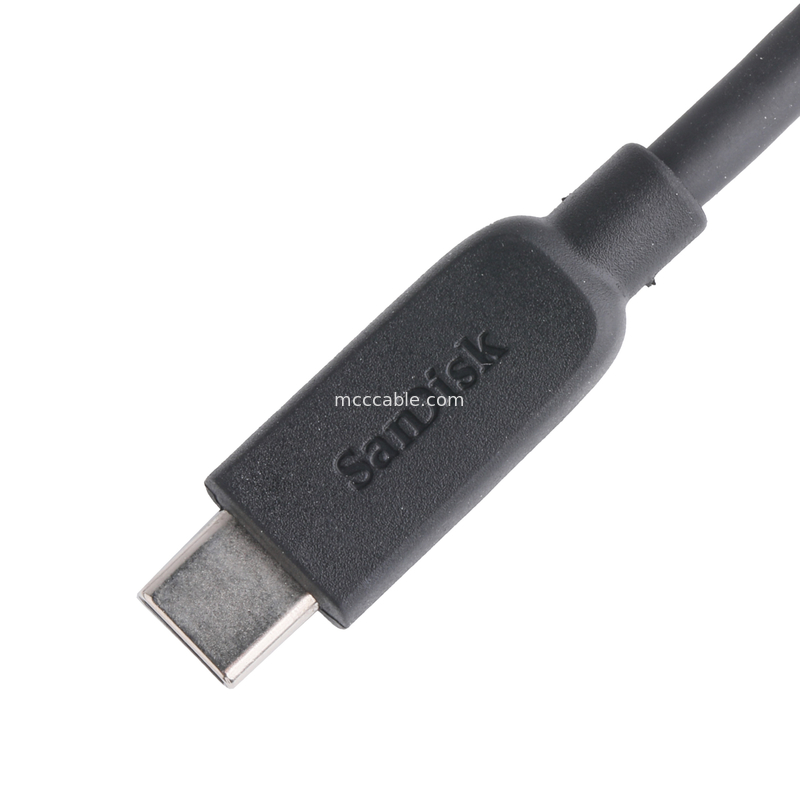 Rohs Cable de disco duro externo Usb-C a Micro Usb 3.1 Gen 2 10 Gbps longitud personalizar