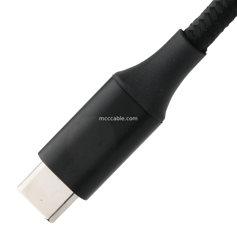 Cable de extensión de alta velocidad USB tipo C a USB tipo C con malla trenzada