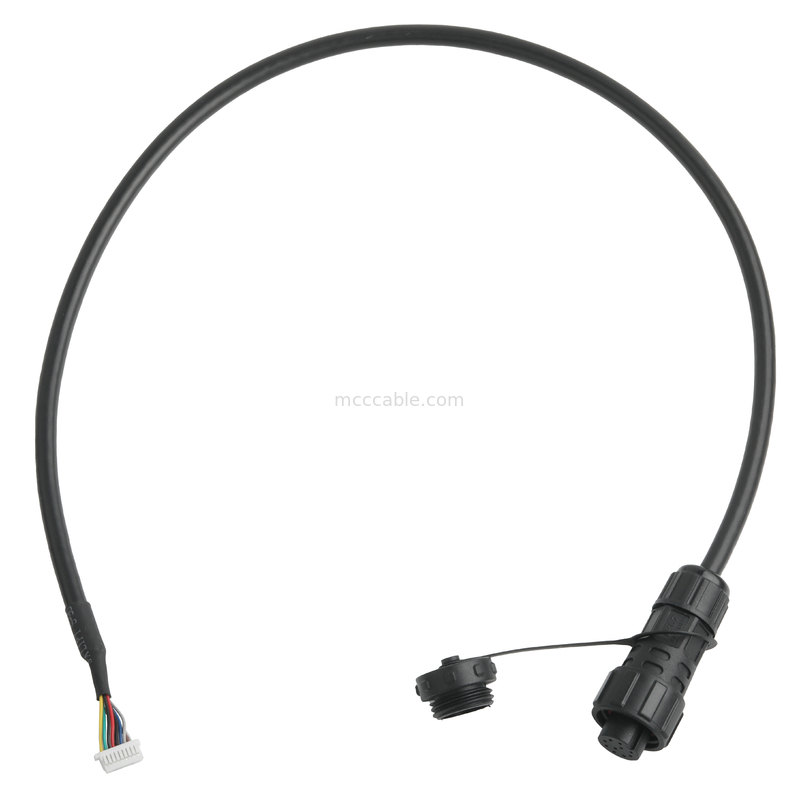 IP67 Conector impermeable M16 Femenino a SH1.0 9P UL 2464 28AWG*4PR+AEB Cable ROHS
