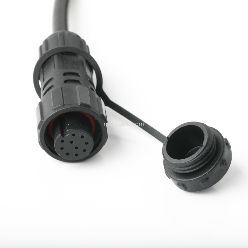IP67 Conector impermeable M16 Femenino a SH1.0 9P UL 2464 28AWG*4PR+AEB Cable ROHS