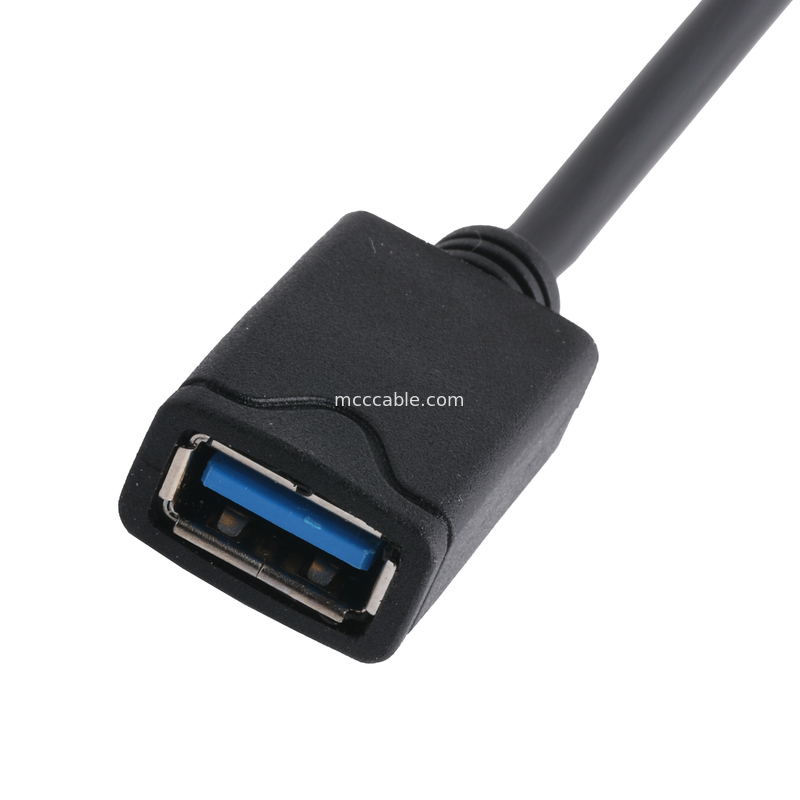 Adaptadores de conector Rohs USB Adaptador de cable Tipo C masculino USB - Tipo A femenino OEM / ODM personalizar