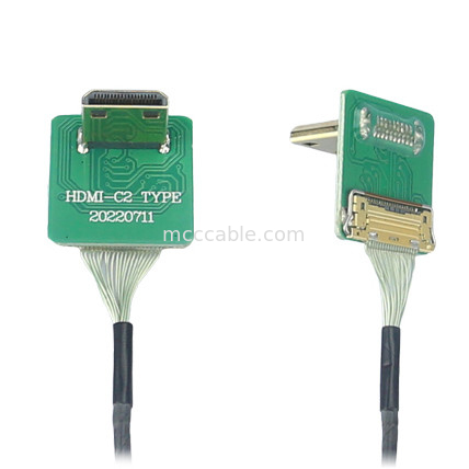 Adaptadores de conector ®-VS 20525-020E-02 a 0.4mm Pitch Hd Hdmi Adaptador tipo mini Hdmi-C Personalizado