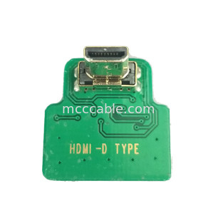 Adaptadores de conector MIPI ROHS Adaptador HDMI-D Micro cabeza de codo HDMI-D a 20454-220-02 20455 20453