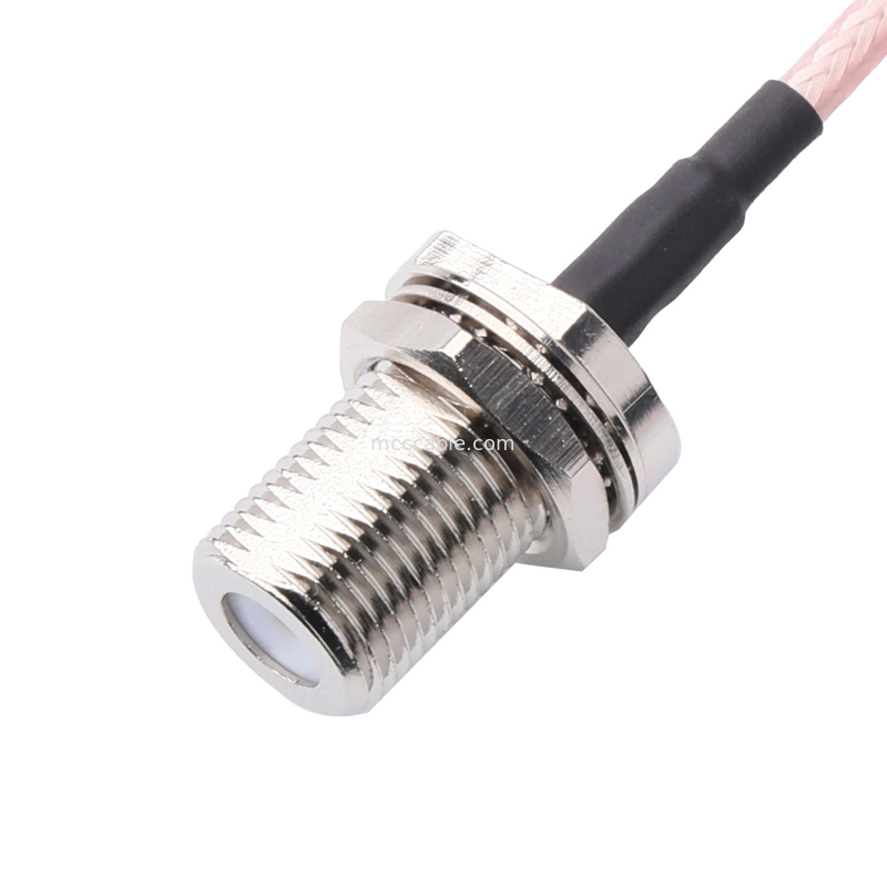 RG179 Cable coaxial de 75 ohm TE 5415226-1 para AMPHENOL CONNEX 222114-10 OEM / ODM